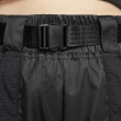 【NIKE 耐吉】短褲 NSW Swoosh Shorts 女款 運動休閒 膝上 腰帶扣環 寬鬆 黑 白(CJ3808-010)