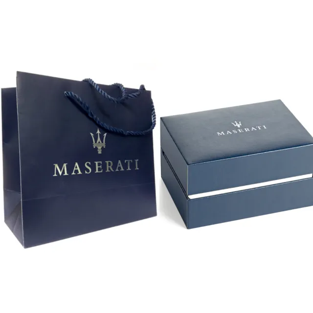 【MASERATI 瑪莎拉蒂】經典SFIDA三眼矽膠錶帶腕錶  手錶(R8871640001)
