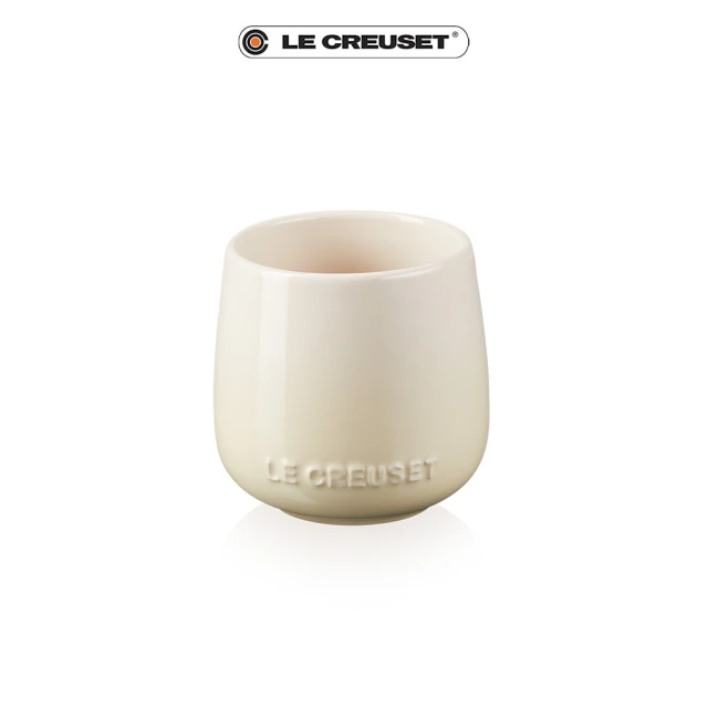 【Le Creuset】瓷器花蕾系列馬克杯組250ml-5入(雪花白/沙丘白/淡粉紅/海岸藍/薄荷綠)