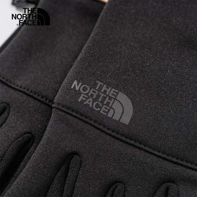 【The North Face 官方旗艦】北面男款黑色可觸控手套｜4SHAJK3