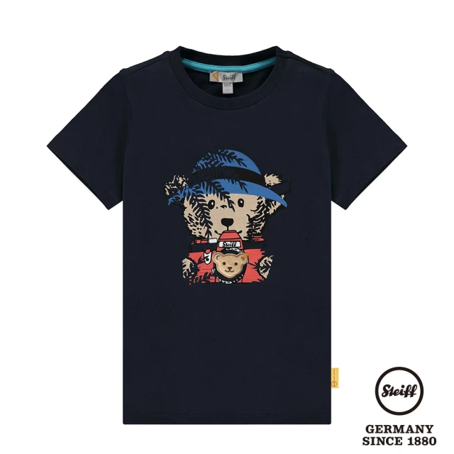 【STEIFF】熊頭童裝 短袖T恤(短袖上衣)