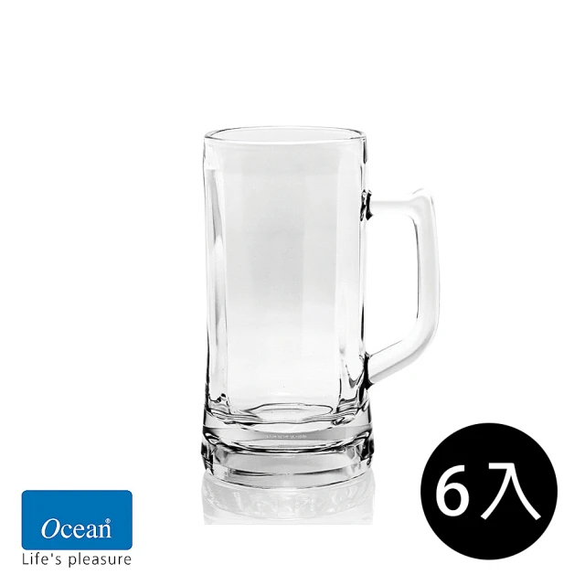 【WUZ 屋子】Ocean 慕尼黑啤酒杯640ml(6入組)