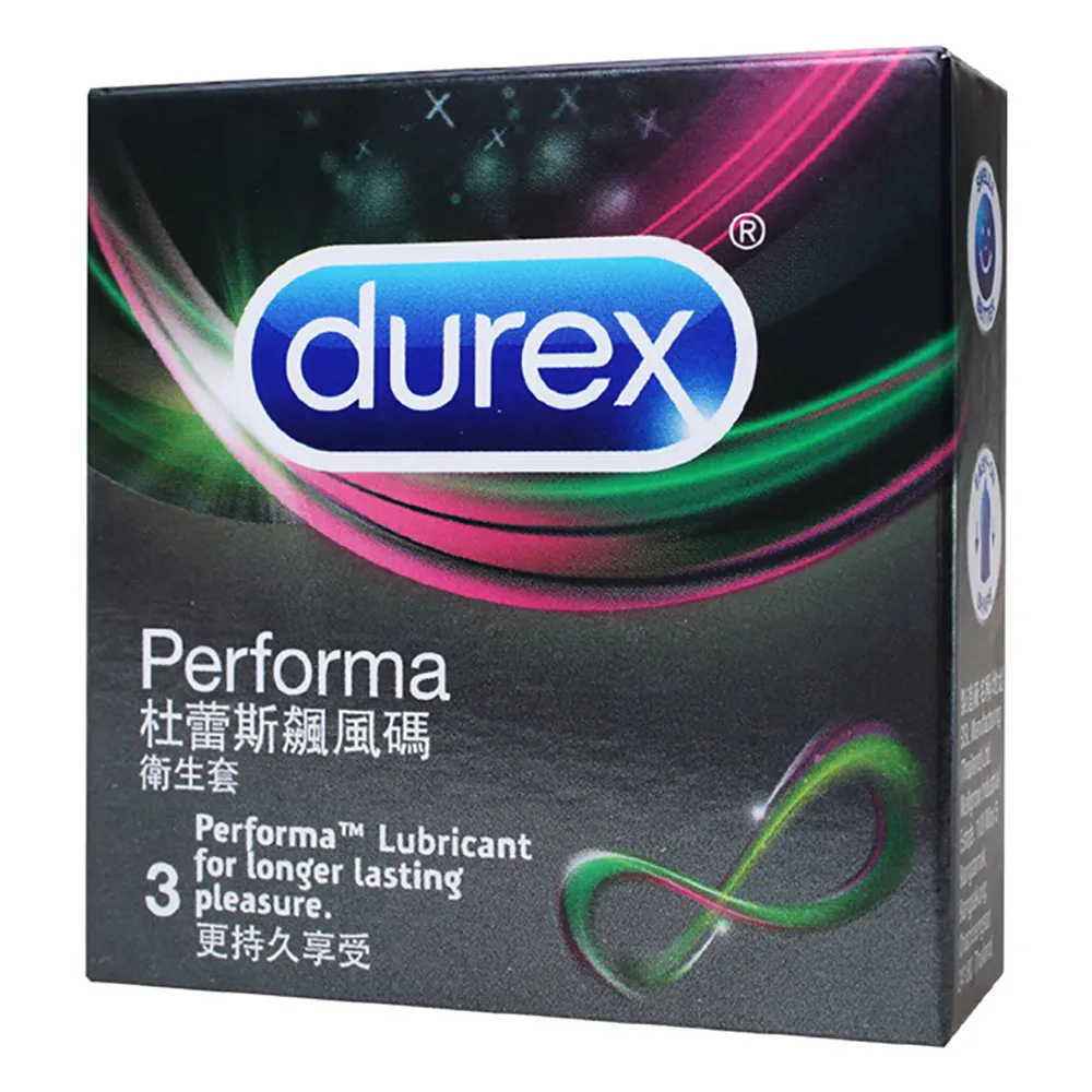 【Durex 杜蕾斯】杜蕾斯Durex-飆風碼保險套3入(情趣用品.保險套)