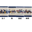 【J&N】日式貼布雙開式門簾90150/1入(8種圖案)