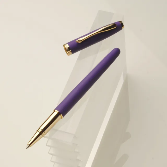 【ZA Zena】個性任意玩色系列 鋼珠筆&鋼筆+原子筆 二筆三用 豪華禮盒 紫薇(畢業禮物)