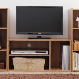 【IRIS】木質居家時尚三層收納櫃 MDB-3S(書櫃 木質 簡約 居家 造型 收納)