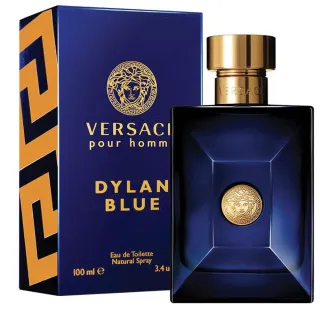 【VERSACE 凡賽斯】狄倫 正藍男性淡香水 100ML(專櫃公司貨)