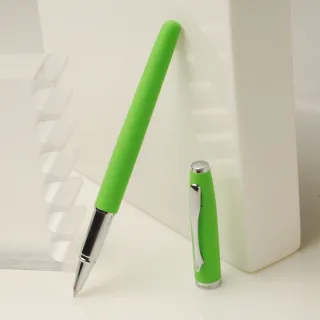 【ZA Zena】不羈的橡皮漆系列 鋼珠筆與鋼筆 一筆二用 豪華禮盒 漾綠(畢業禮物)