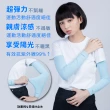 【NAMATETSU】男女適用 日本防曬袖套 瞬間冰涼 機車袖套(外送袖套 防曬 慢跑 單車 自行車)