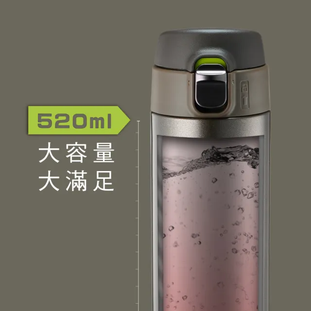 【KINYO】不鏽鋼大容量保溫杯 520ml(KIM-32)