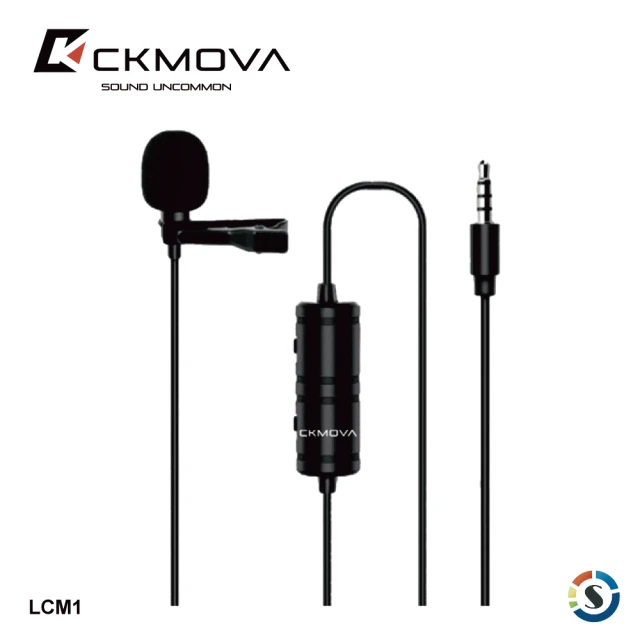 【CKMOVA麥克風】LCM1 全向性領夾式麥克風 3.5mm(勝興公司貨)