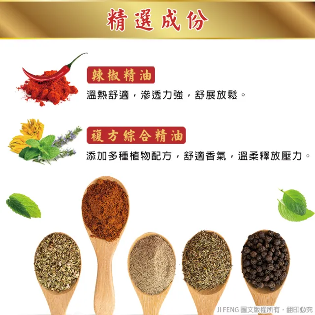 【金牌】西德紅辣椒膏精油貼布(5入組)