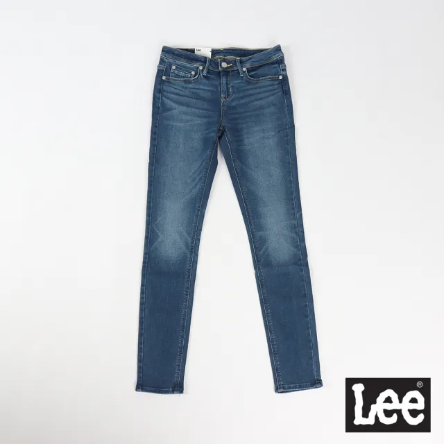 【Lee】出清品-女裝 牛仔褲 / 400 中腰貼身窄管 淺藍洗水(LL200245)