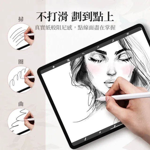 【OMG】iPad Air5/Air4 10.9吋 2020版 類紙膜 畫紙膜 真實書寫 阻尼感 肯特紙(繪圖專用保護貼)