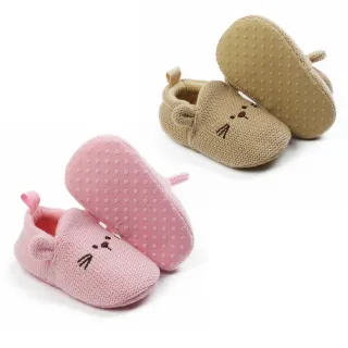 【Baby 童衣】寶寶學布鞋 貓咪造型學步鞋 88568(共兩色)