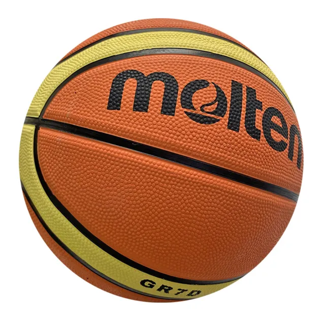 MOLTEN】Molten 籃球7號男子室外大學高校橡膠深溝12片貼彈力韌性抓感 