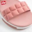 【FitFlop】HAYLIE QUILTED CUBE SLIDES 運動風雙帶涼鞋-女(玫瑰褐)
