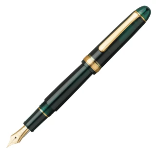 【PLATINUM 白金】#3776 CENTURY 墨綠色 14K 鋼筆(LAUREL GREEN 月桂綠)