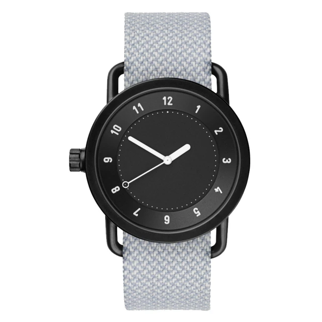 【TID Watches】No.1 Black 黑底x灰白色腕錶/40mm(TID-W100-MN)