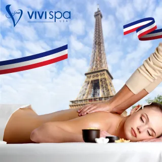 【VIVISPA】法國浪漫春神舒壓之旅150分鐘專案(美體舒壓+美妍小臉重疊時間90分)