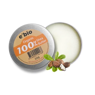 【ebio 伊比歐】100%有機乳油木果油-無香味(30gx2)