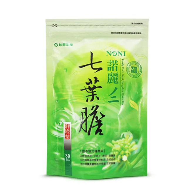 【珍果生技】諾麗七葉膽綠茶(30包x1袋)