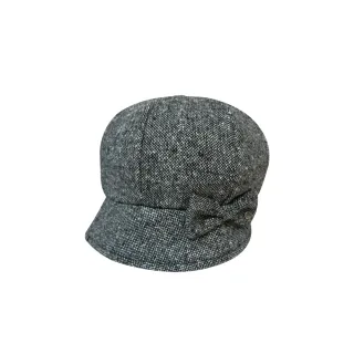 【Mountneer 山林】羊毛保暖貝雷帽-黑/白 12H13-12(保暖帽/羊毛帽/休閒帽)