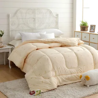 【HongYew 鴻宇】安格利亞發熱羊毛被(雙人 冬被 棉被)