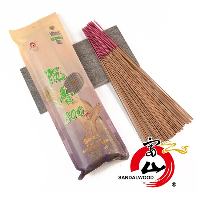 【富山檀香】沉香300尺3拜拜立香買一送一(拜拜 禮佛使用)一斤裝