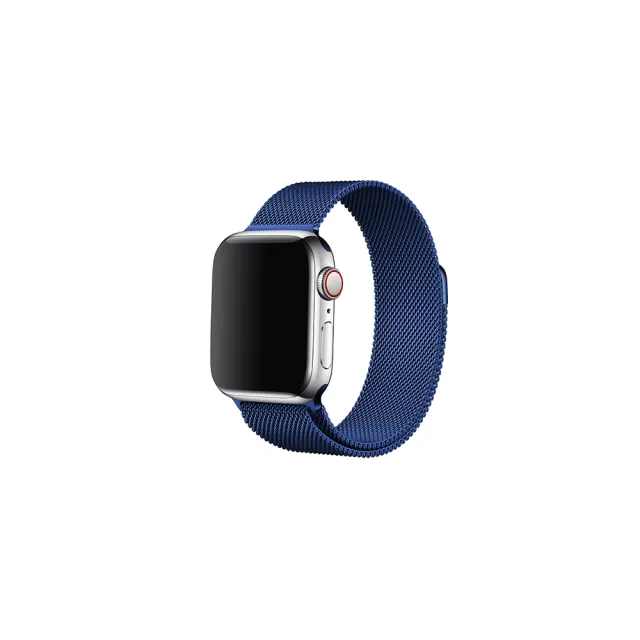 【YOMIX 優迷】Apple watch Ultra2/10/9/8/7/SE2/6/SE/5/4/3專用米蘭尼斯金屬錶帶(10色任選)