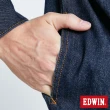 【EDWIN】男裝 基本牛仔外套(原藍色)