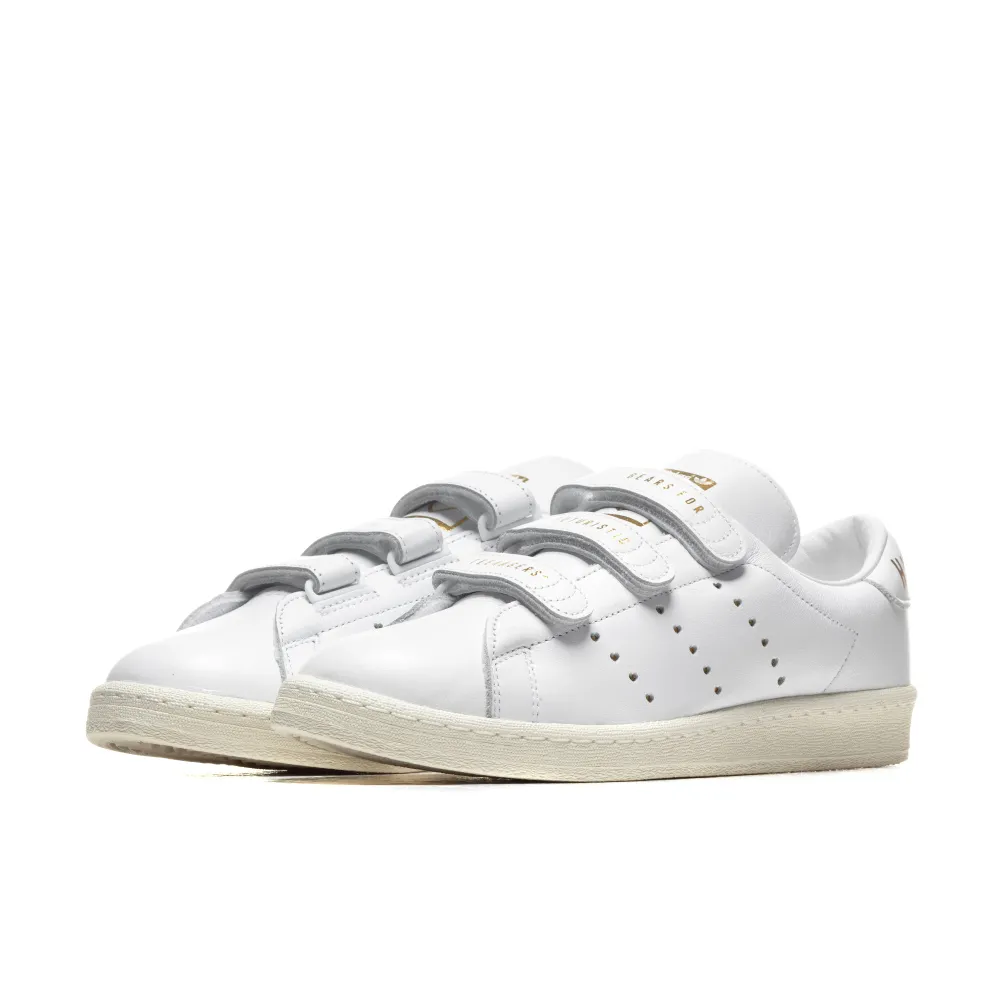 【adidas 愛迪達】UNOFCL HUMAN MADE 限量聯名 白金 魔鬼氈(FZ1711)