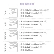 【合隆羽藏】100% 60支長絨棉印花床包四件組-雙人(薇雅藍 原價 $ 6340)