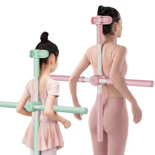 【PANATEC 沛莉緹】免安裝護頸頭枕瑜珈形體十字棍 開肩美背 可調整長短(K-528)