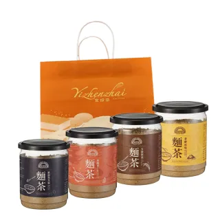 【宜珍齋】麵茶 4種口味任選1罐(罐裝/奶素  附提袋)