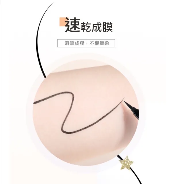 【M′AYCREATE 健美創研】健美創研眼線液筆 極細(速乾防水眼線筆 眼線液)