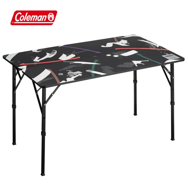 【Coleman】摺疊生活桌120 JI黑 / ART PROJECT / CM-94214(露營桌 折疊桌 餐桌)