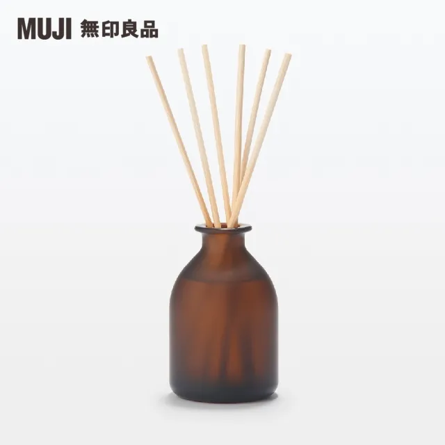 【MUJI 無印良品】空間芬香油/180ml.花香+專用藤枝/180ml用.6入