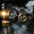 【CASIO 卡西歐】G-SHOCK 工業風仿舊金屬雙顯手錶 畢業禮物(GM-110VB-1A)