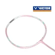 【VICTOR 勝利體育】極速球拍-4U-女性拍 羽毛球拍 空拍 勝利 粉紅綠白(JS-09L-I-4U)