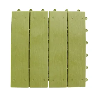 【AD 德瑞森】仿木紋造型防滑板/止滑板/排水板(8片裝-適用0.2坪)