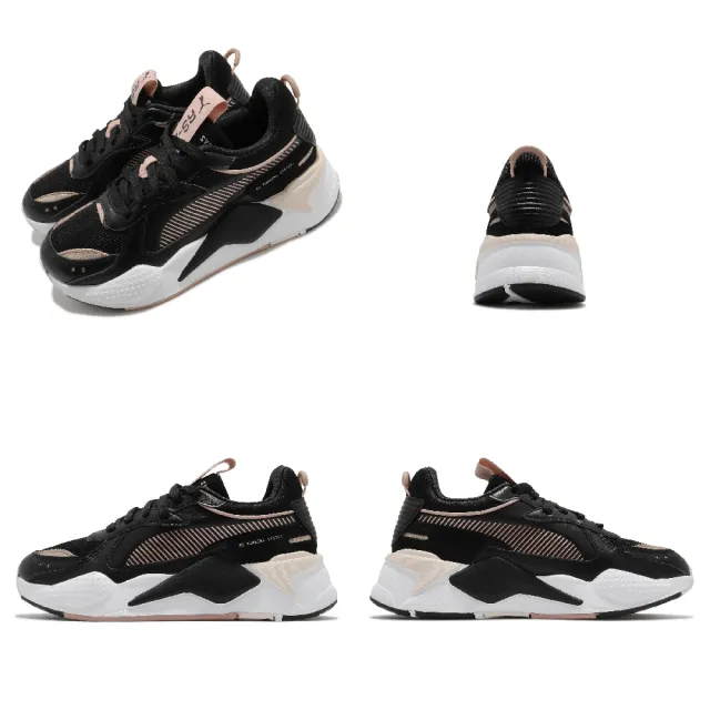 【PUMA】休閒鞋 RS-X Mono Metal 女鞋 厚底 舒適 簡約 球鞋 穿搭 運動 黑 粉(37466901)