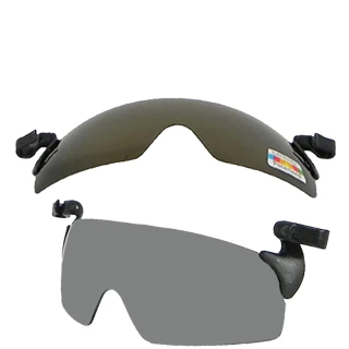 【Docomo】2入1組　高效能夾帽式眼鏡　專業級偏光+pc鏡片　各種帽體都專用　超防紫外線