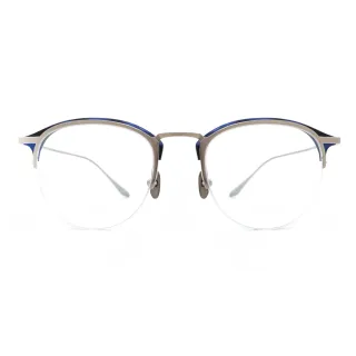 【moi 摩異】moi取意法語中的意涵  自我  純鈦光學眼鏡(藍色 T006-01)