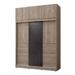 【WAKUHOME 瓦酷家具】Bordeaux6尺高衣櫃 含上櫃  A023-A075-01