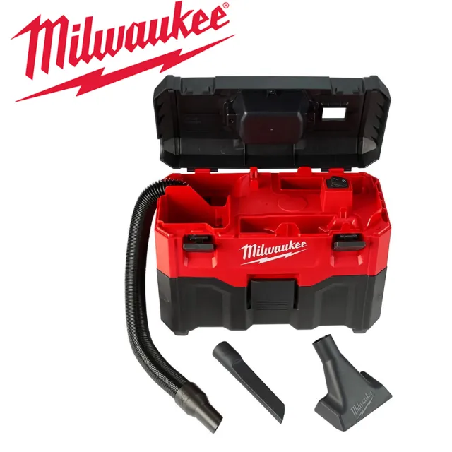 【Milwaukee 美沃奇】18V鋰電乾濕兩用吸塵器-空機-不含電池及充電器(M18VC2-0)