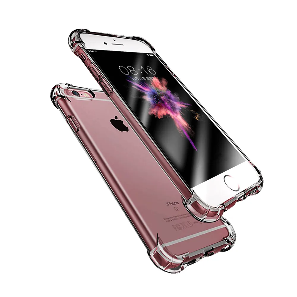 iPhone6 6s Plus 透明四角防摔氣囊手機保護殼(6Plus手機殼 6SPlus手機殼)