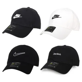 【NIKE 耐吉】帽子-棒球帽 鴨舌帽 電繡LOGO 老帽 休閒(913011-010 / 913011-100 / 943091-010 任選)