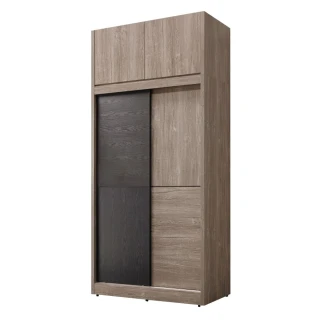 【WAKUHOME 瓦酷家具】Bordeaux4尺高衣櫃 含上櫃  A023-A076-03