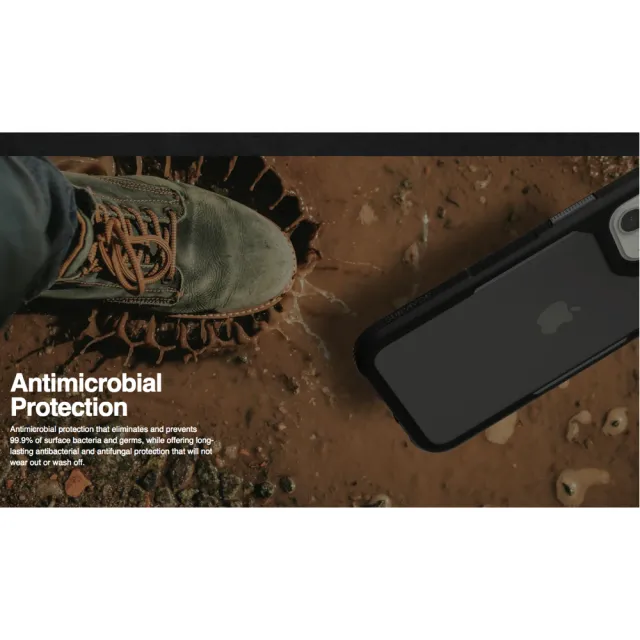 【Griffin】iPhone 12 Pro Max 6.7吋 Survivor Endurance 軍規抗菌霧透防摔殼(iPhone 保護殼)